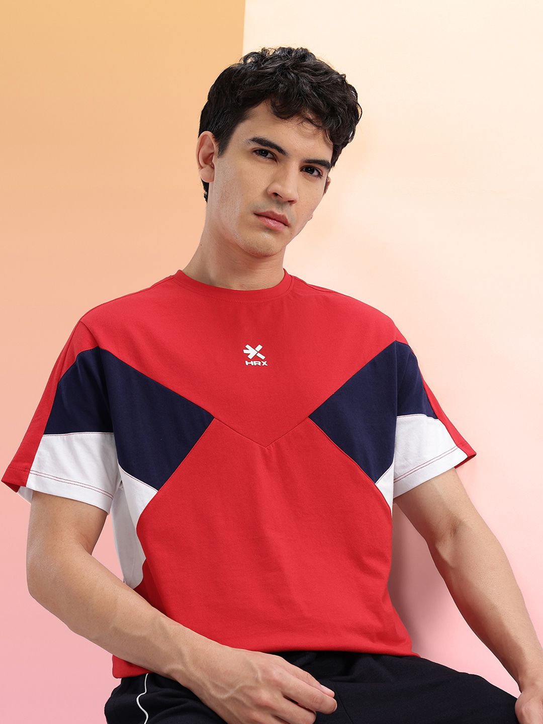HRX by Hrithik Roshan Colourblocked T-shirt