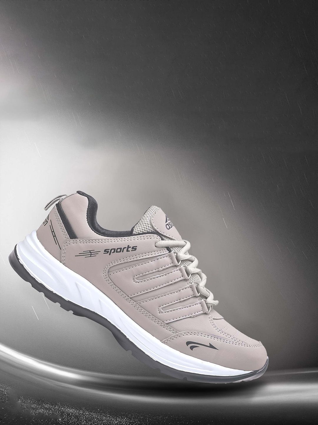 ASIAN Men Lace-Ups Running Non-Marking Shoes