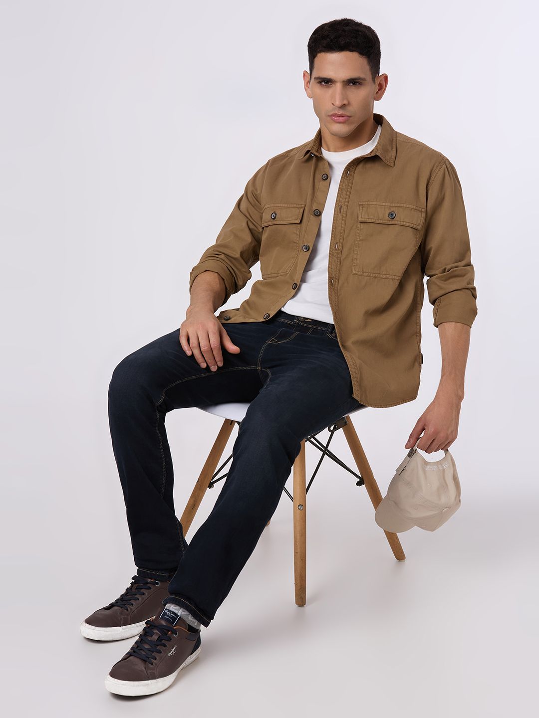 Pepe Jeans Pepe Jeans Men Solid Cotton Shirts