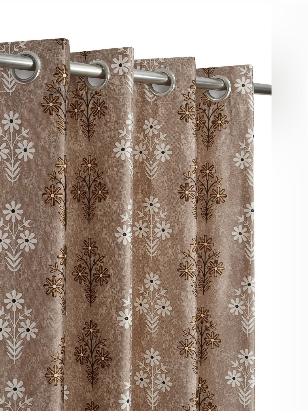 GEET CREATIONS Brow Room Darkening Long Door Curtain