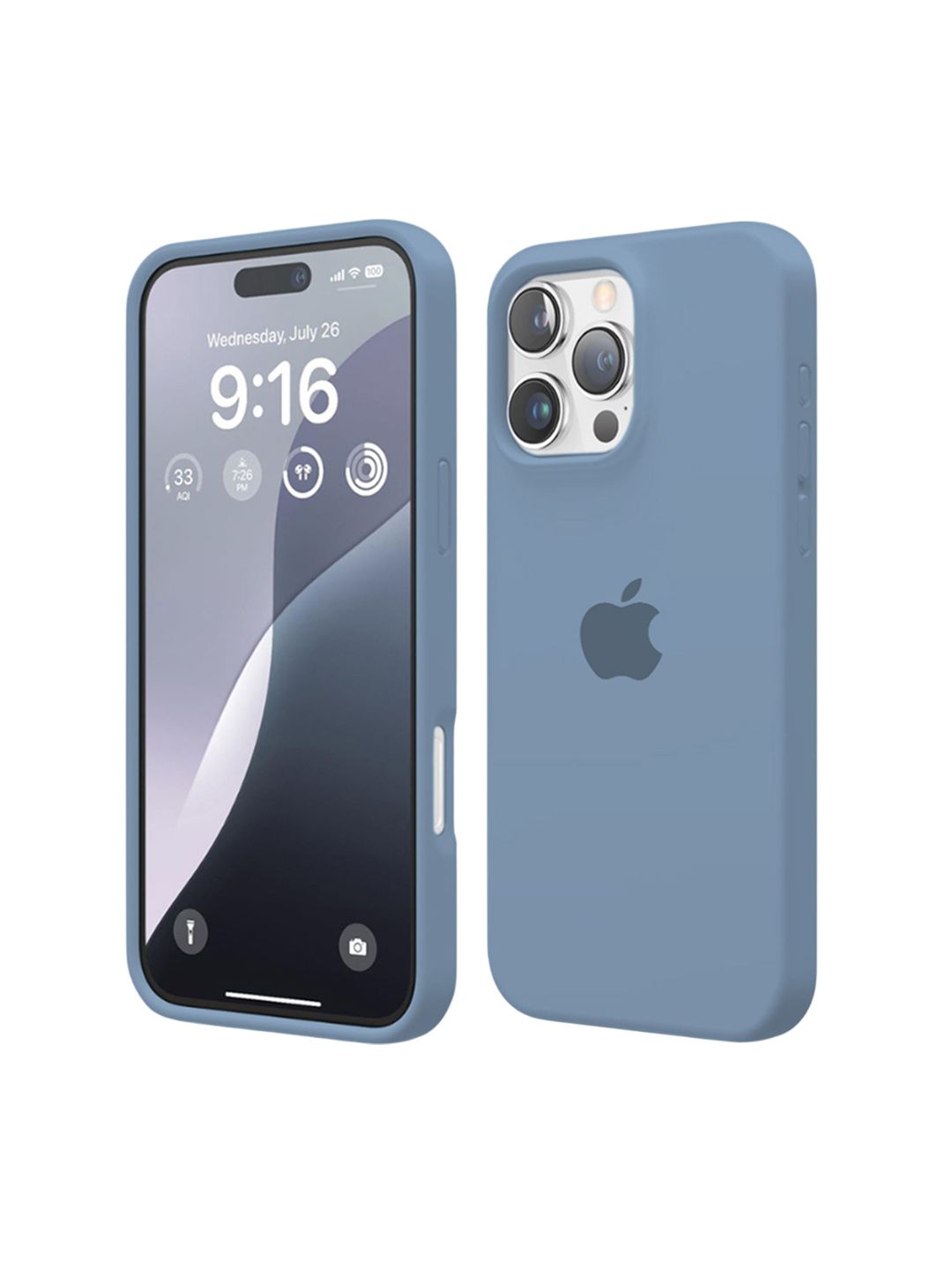 INNOPACE Unisex iPhone 16 Pro Solid Drop Protection Back Case