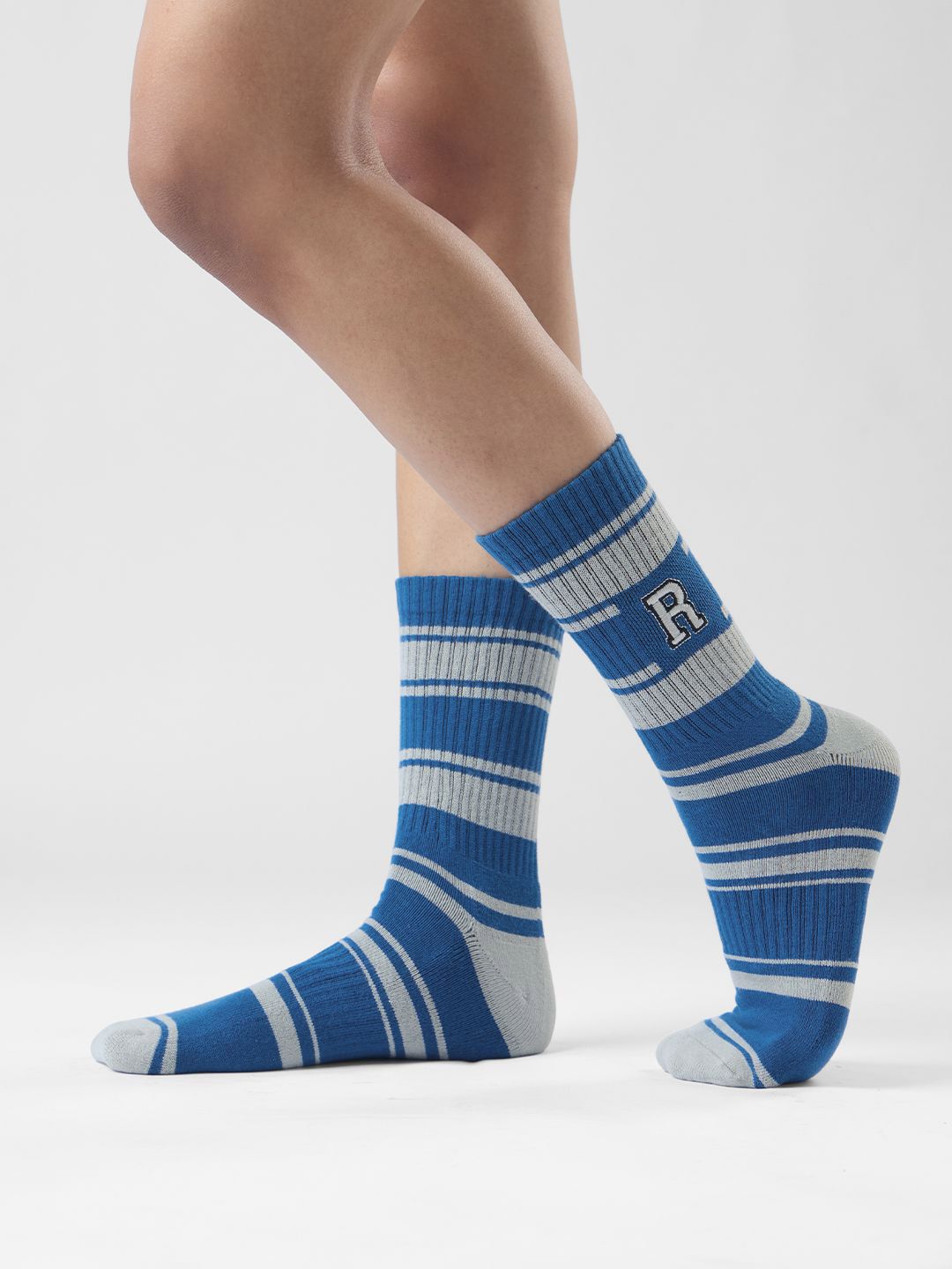 The Souled Store Men Regular Fit Harry Potter Printed Blue Socks