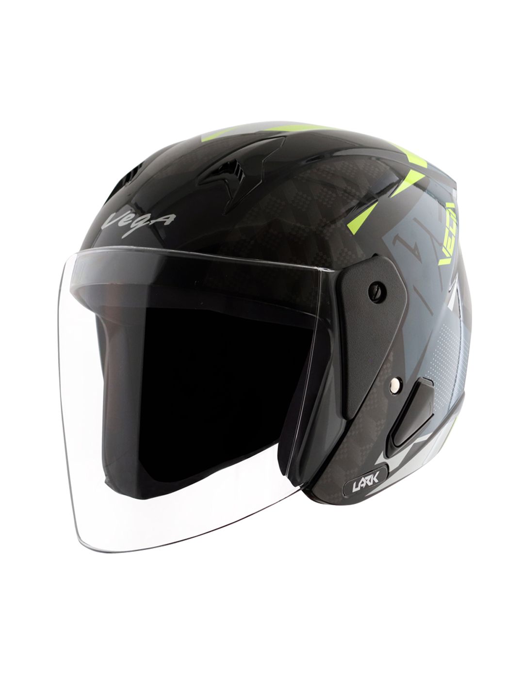 VEGA Unisex Lark Twist ISI Certified Lightweight Open Face Helmet