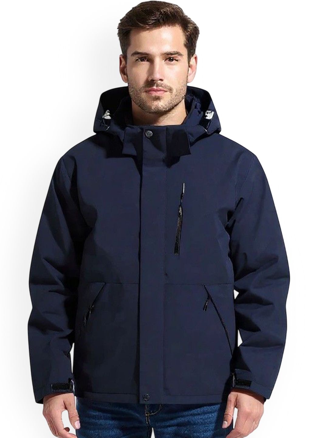 Mast & Harbour Stand Collar Long Sleeves Tailored Jacket