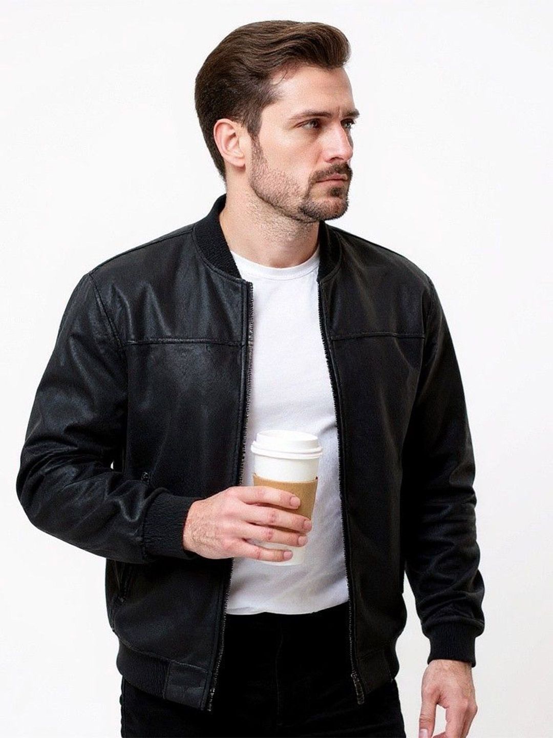 Mast & Harbour Men Open Front Jacket
