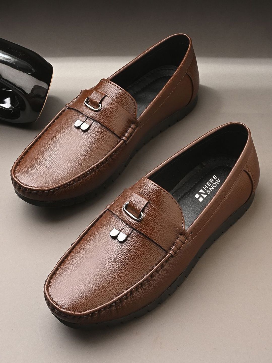 HERE&NOW Men Slip-On Formal Loafers