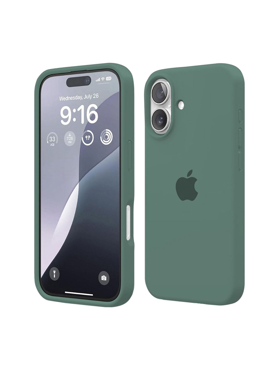 INNOPACE Silicone iPhone 16 Back Case
