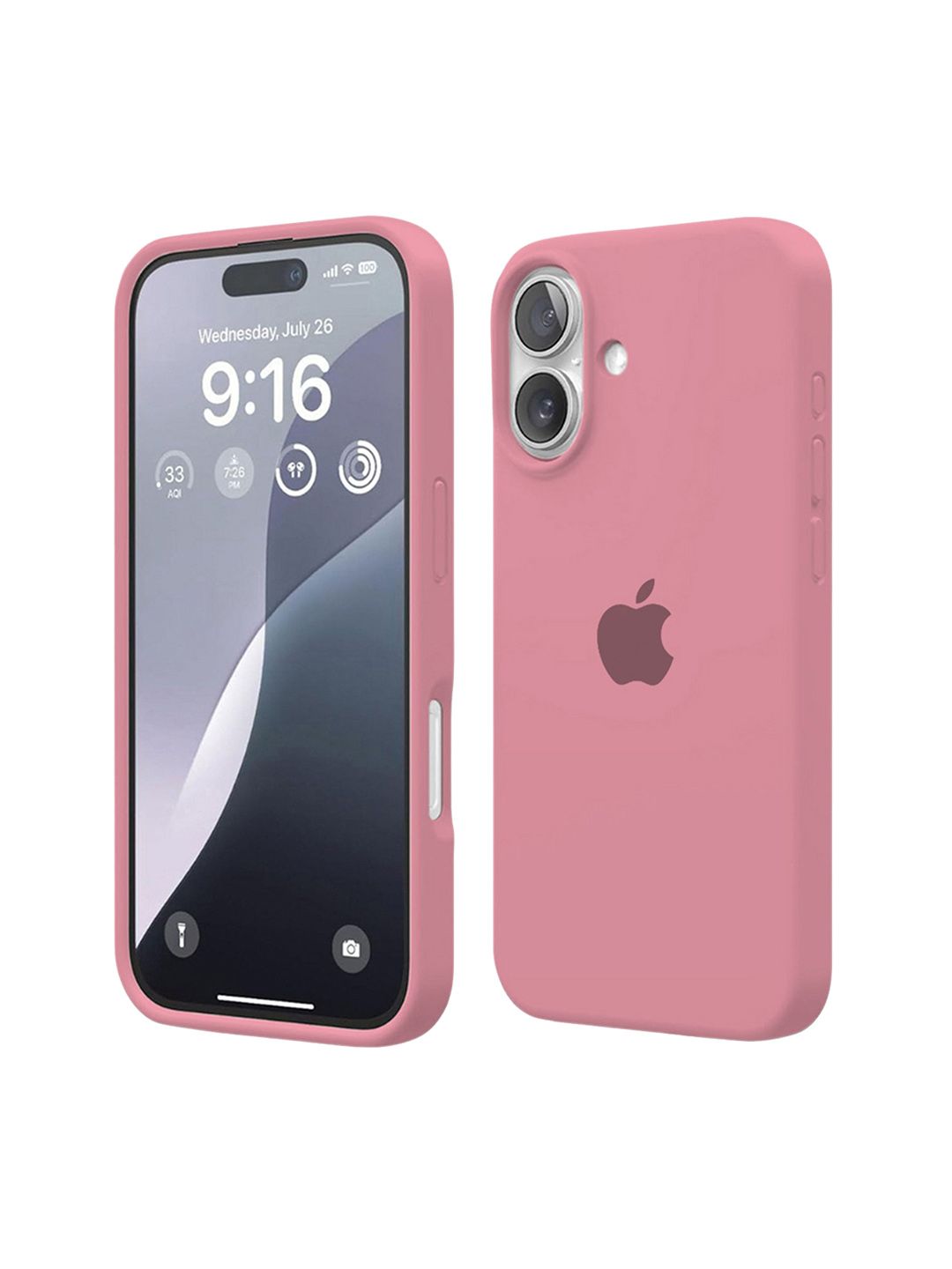 INNOPACE Unisex iPhone 16 Solid Drop Protection Back Case