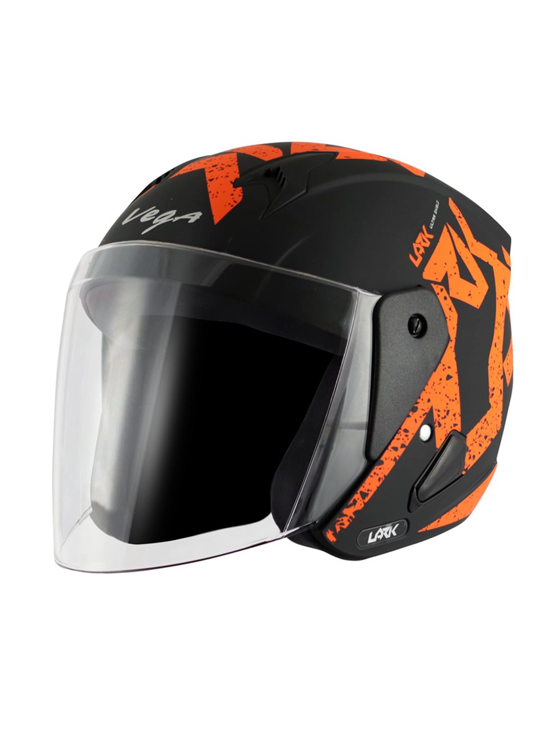 VEGA Unisex Lark Victor ISI Certified Lightweight Open Face Helmet