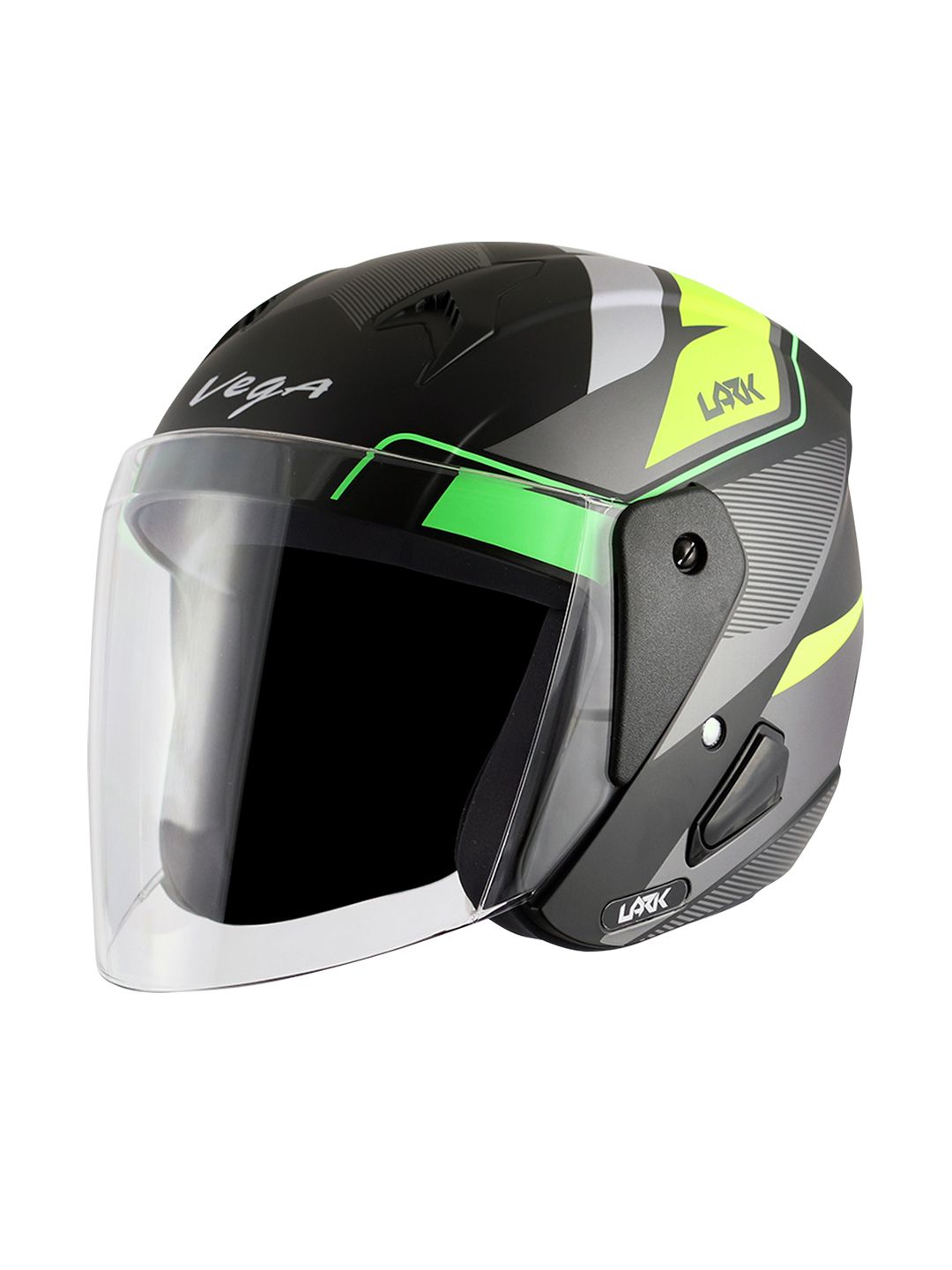 VEGA Unisex Lark Twist ISI Certified Lightweight Open Face Helmet