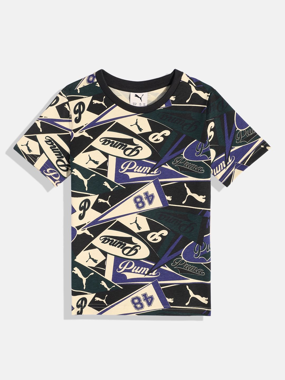 Puma Puma Boys Sports Legacy Printed Youth Pure Cotton Tee