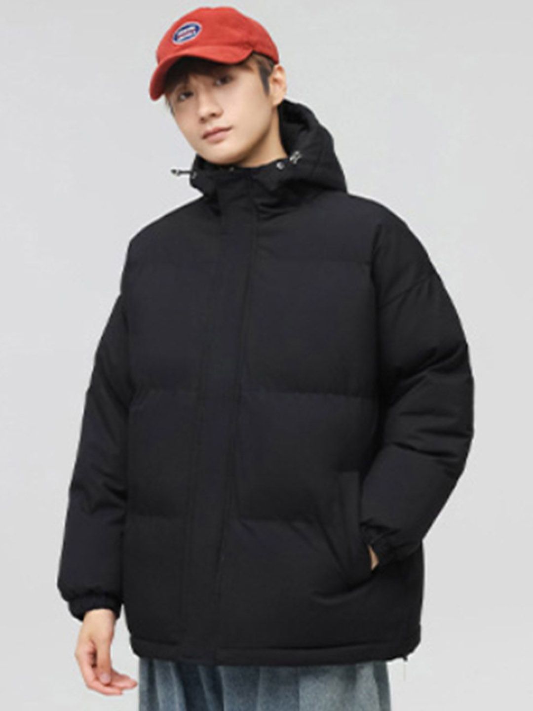 Mast & Harbour Hooded Puffer Jacket