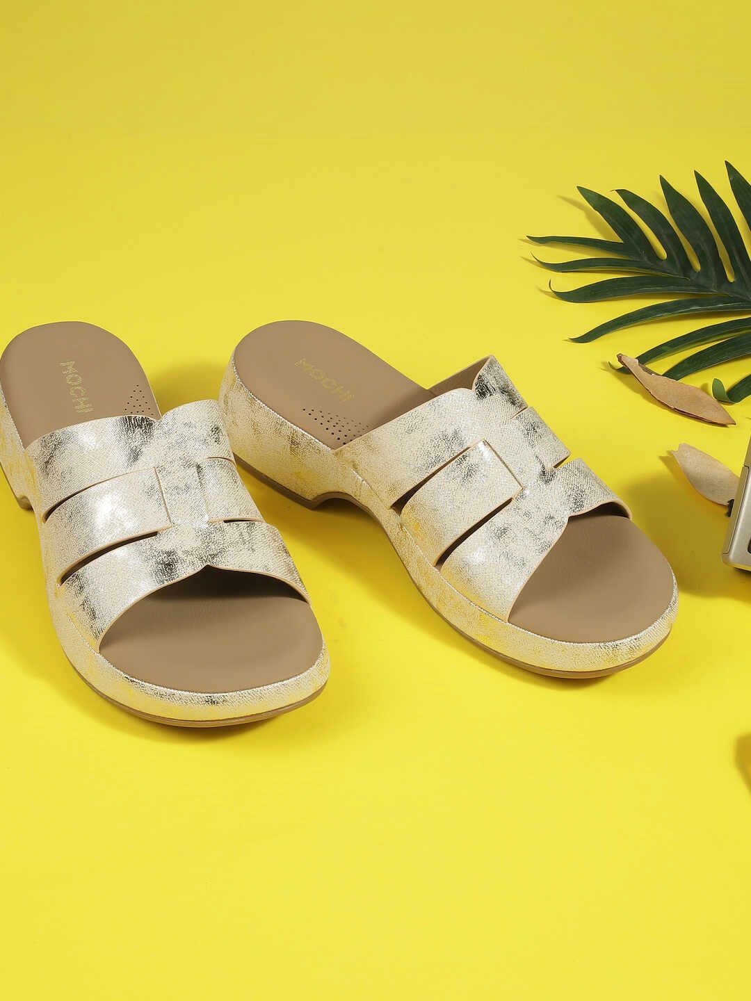 Mochi Mochi Women Open Toe Block Heels