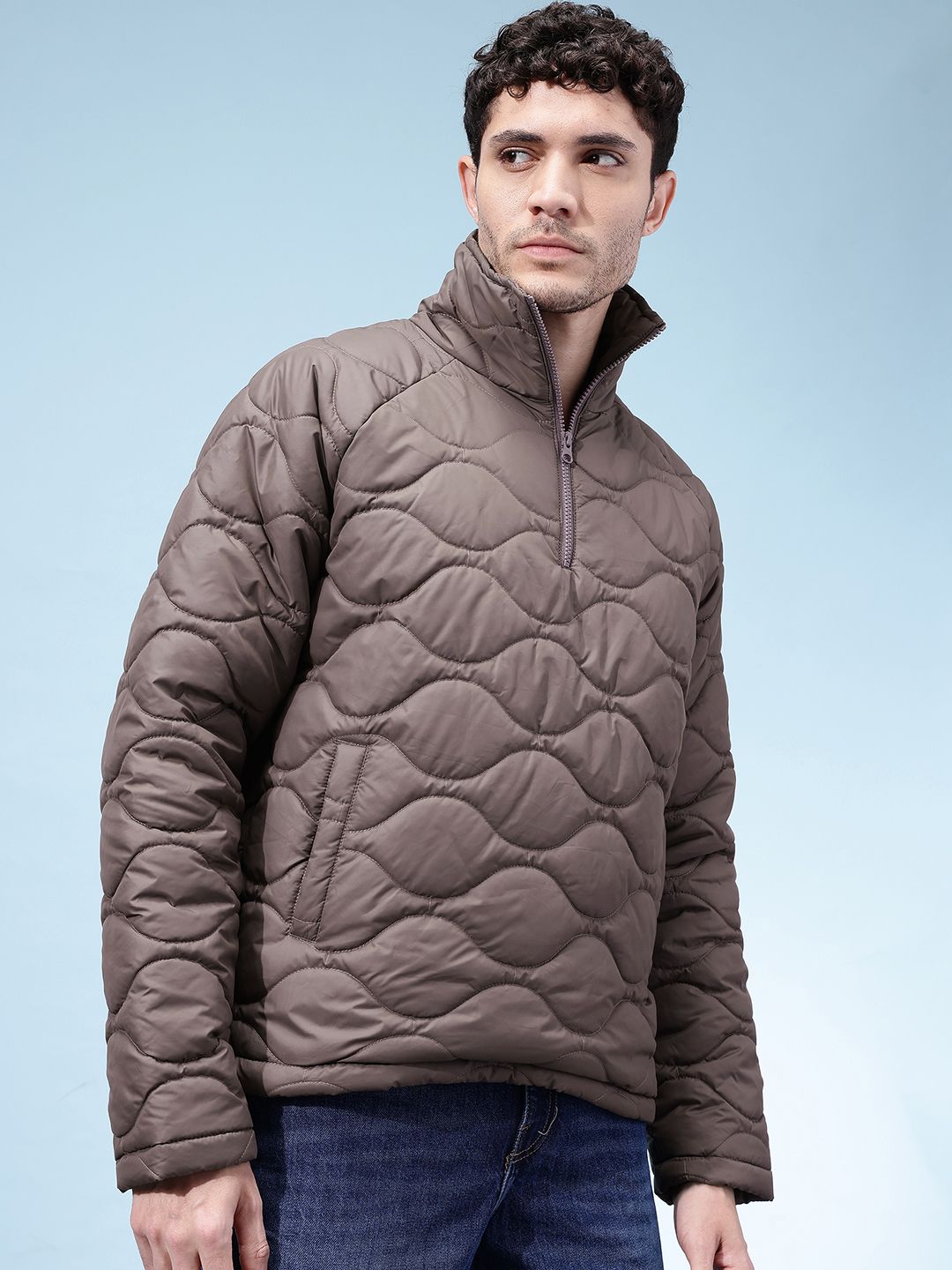 glitchez Men Quilted Jacket