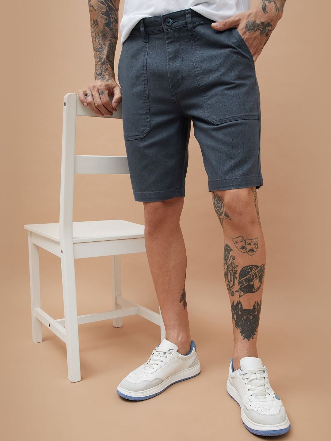 Fame Forever by Lifestyle Men Mid-Rise Cargo Shorts