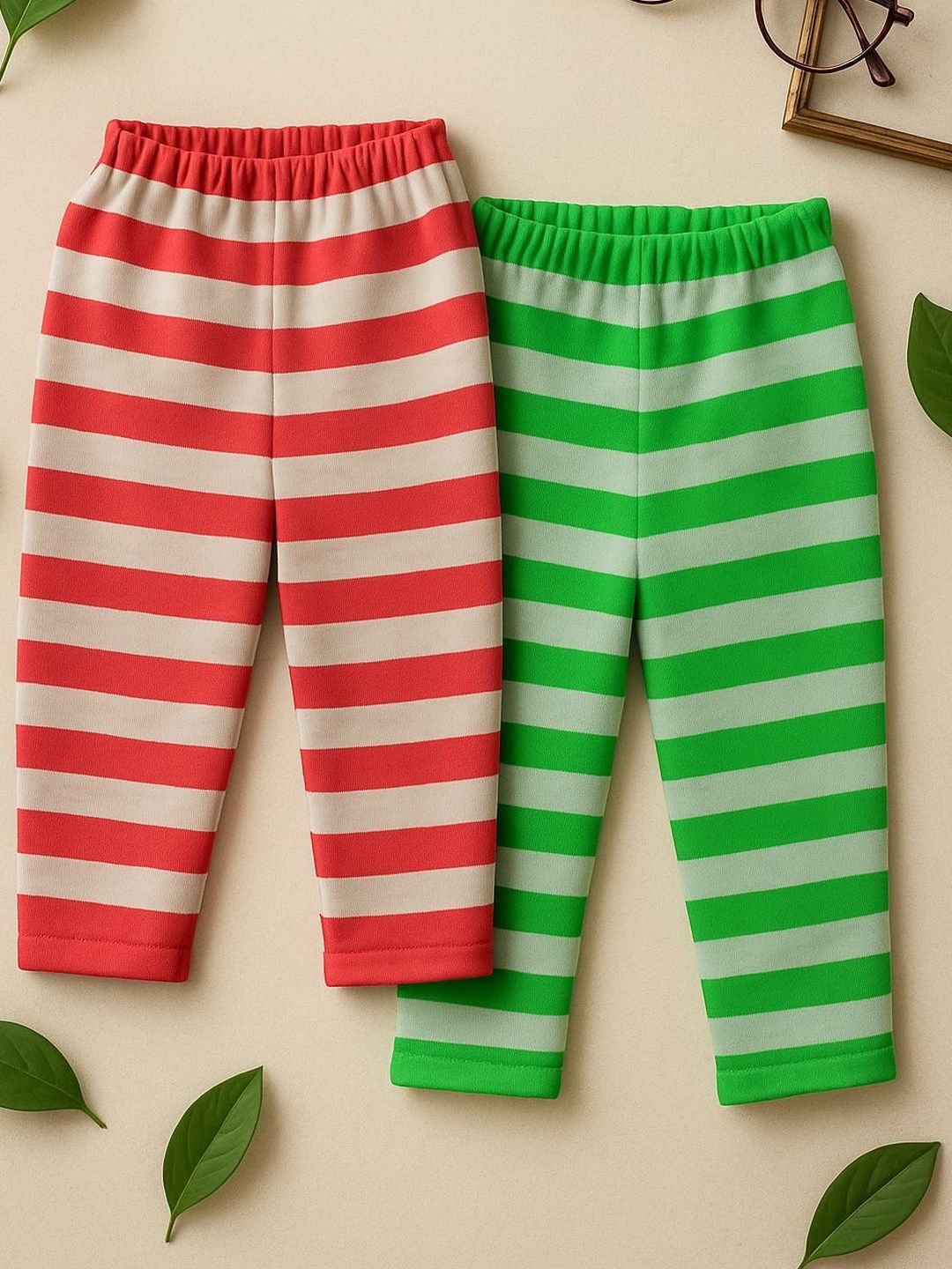 Cortica Boys Multicolour Pack Of 2 Cotton Night Pants