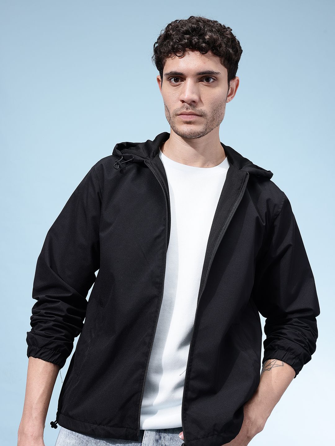 SZN Hooded Windcheater Bomber Jacket