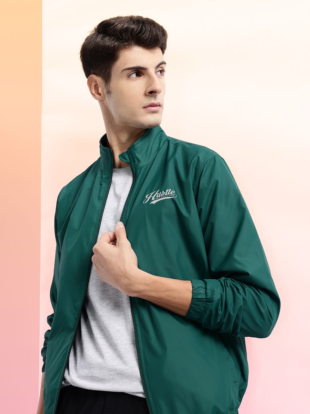 HRX by Hrithik Roshan Mock Collar Tailored Jacket