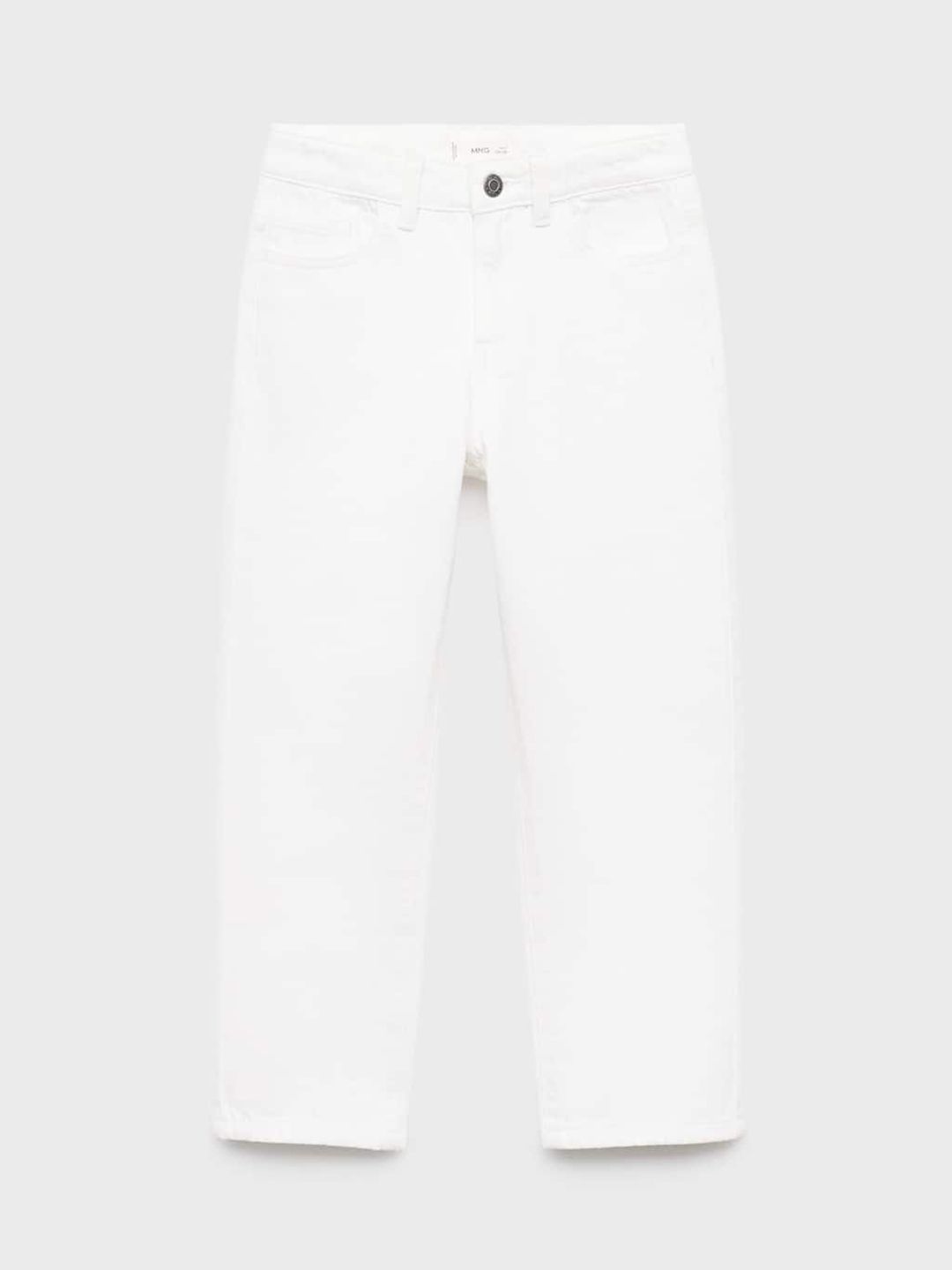Mango Kids Boys Dad Fit Pure Cotton Jeans