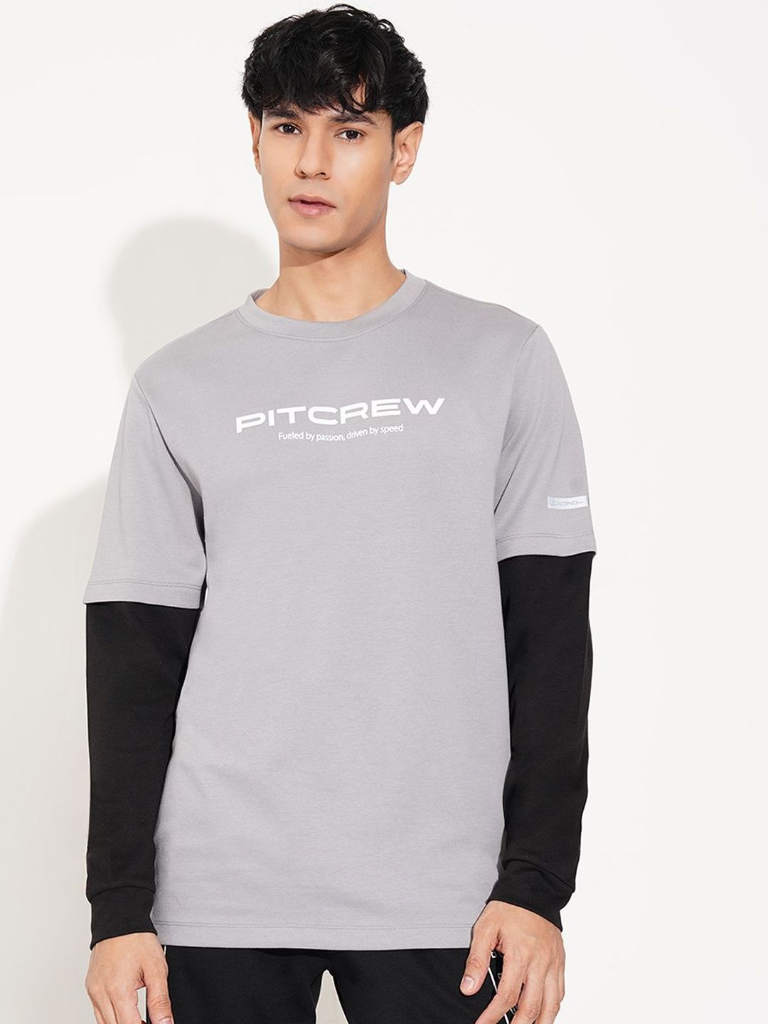 Ajile by Pantaloons Typography Printed Long Sleeves T-shirt