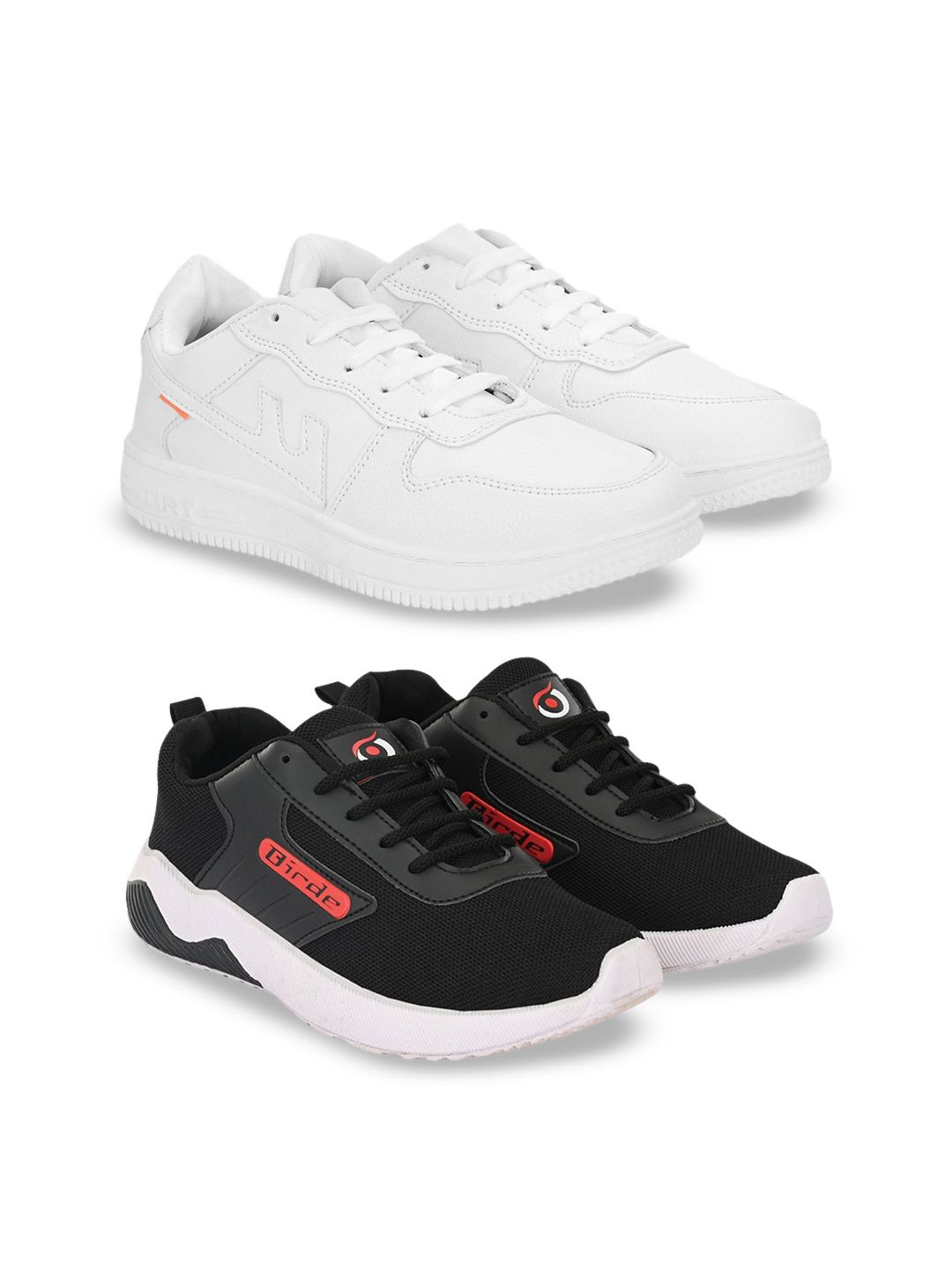 BIRDE Men Set Of 2 Leather Sneakers