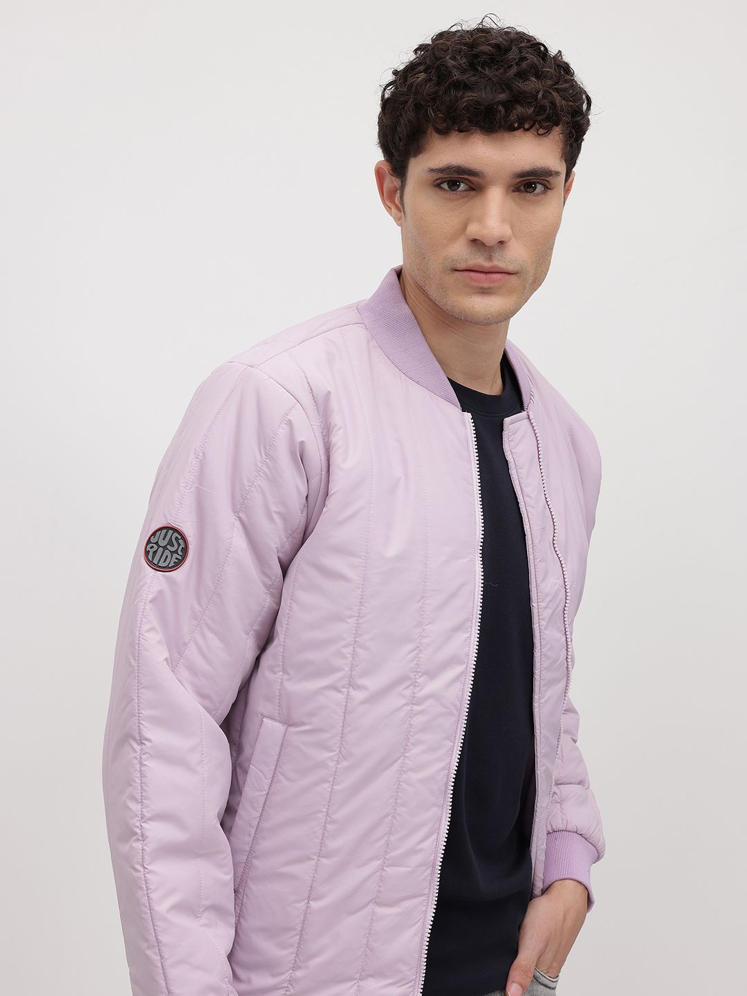 The Roadster Life Co. Stand Collar Padded Jacket