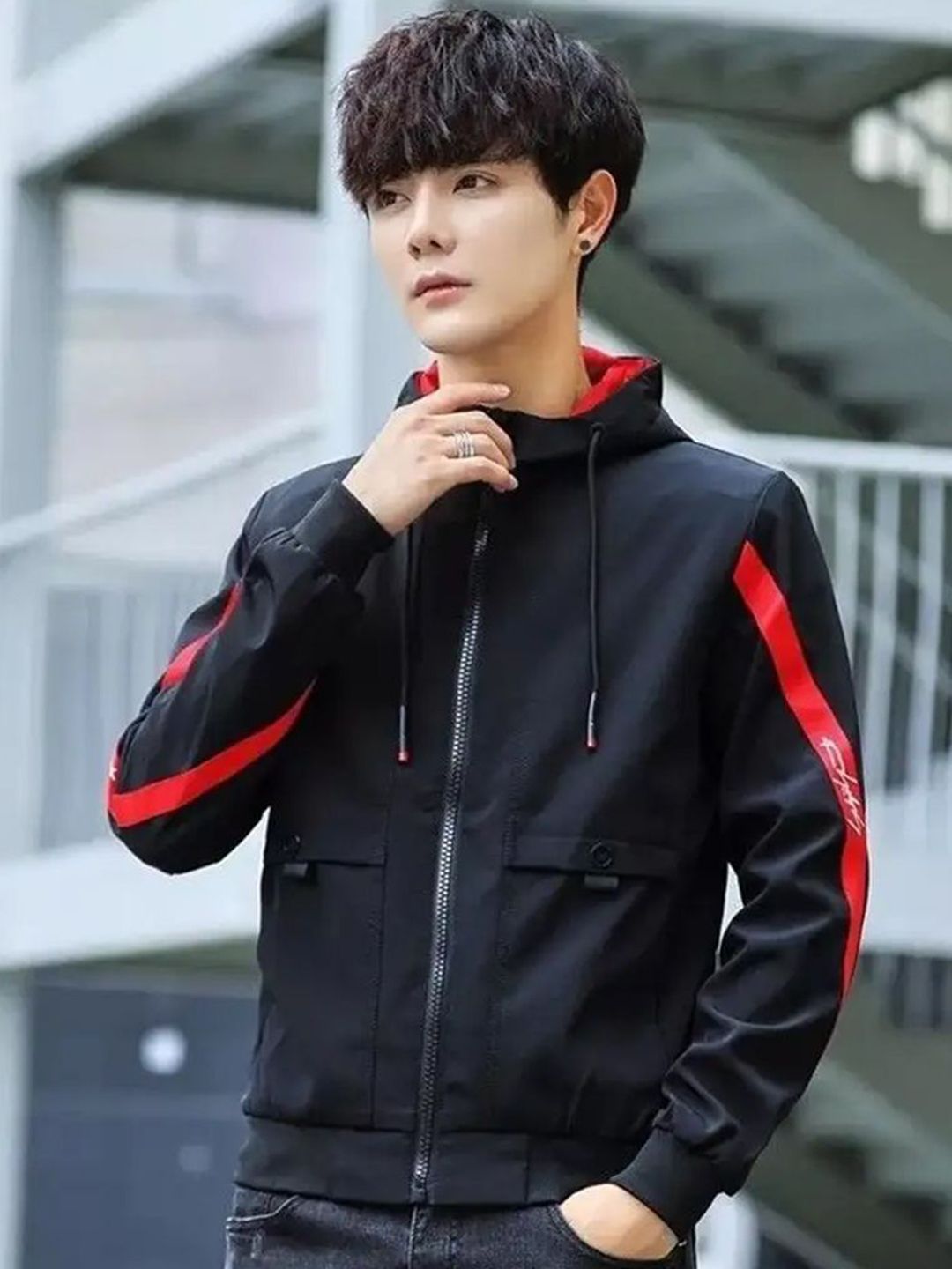 Buy MOTREX Men Hooded Solid Bomber Jacket - Jackets for Men