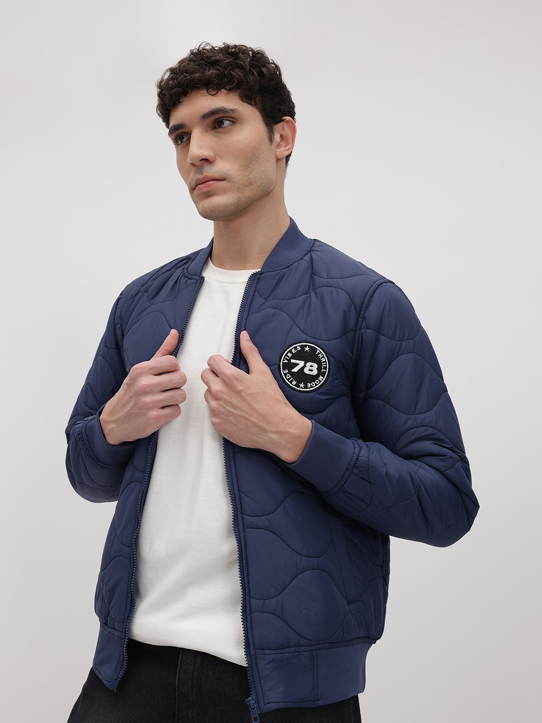 The Roadster Life Co. Quilted Bomber Jacket