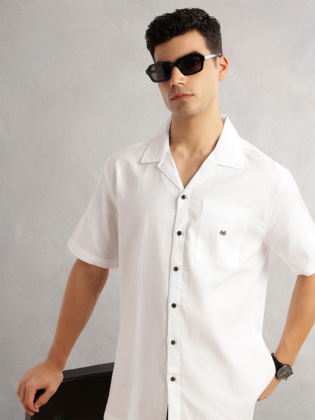 Thomas Scott Men Premium Checked Casual Shirt