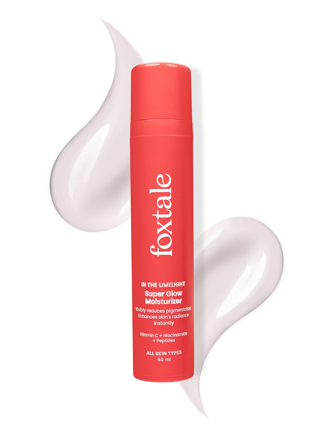 FoxTale Foxtale Vitamin C Super Glow Moisturiser with Niacinamide & Peptides - 50ml