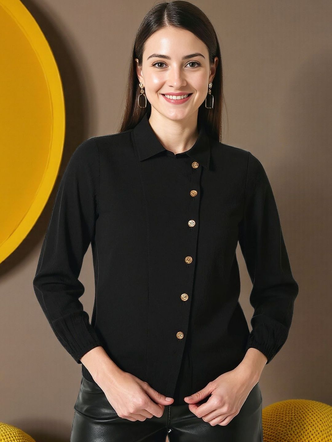 what color pants goes with classic black blouses for women - polopan looks