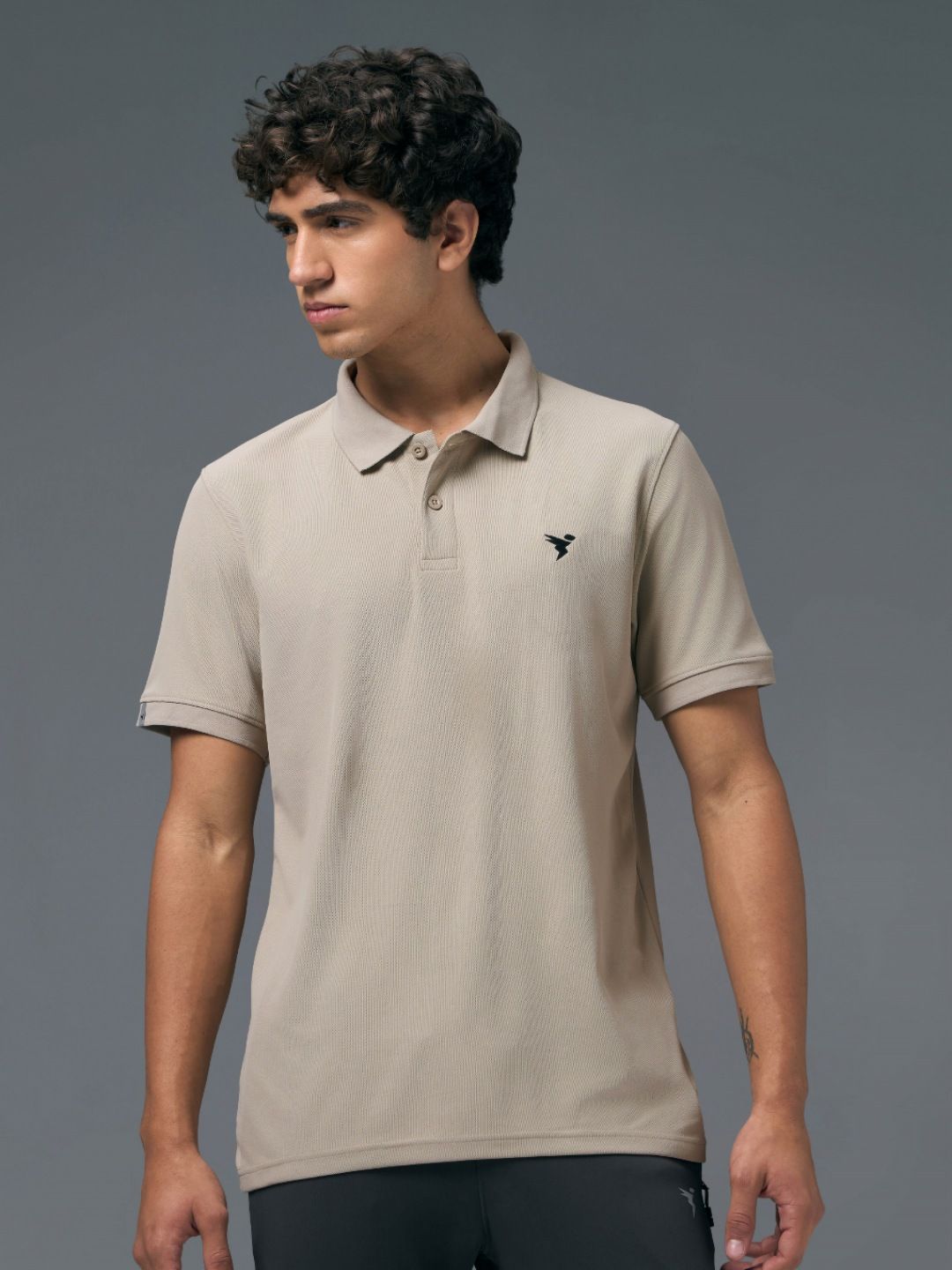 Technosport Polo Collar Anti Static Slim Fit T-Shirt