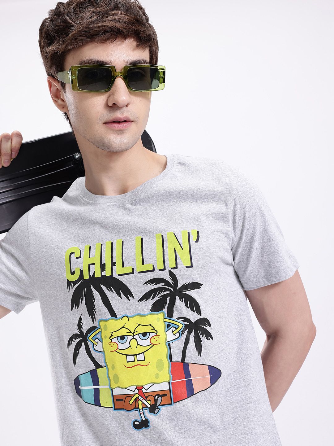Kook N Keech Spongebob Printed T-shirt