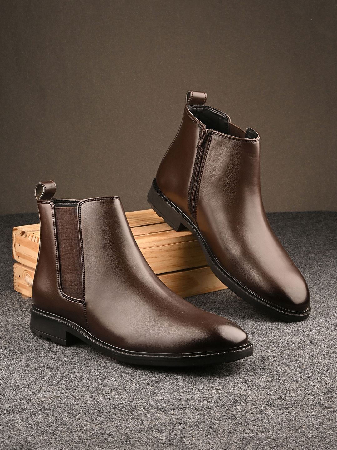 Roadster Roadster Men Brown Chelsea Boots