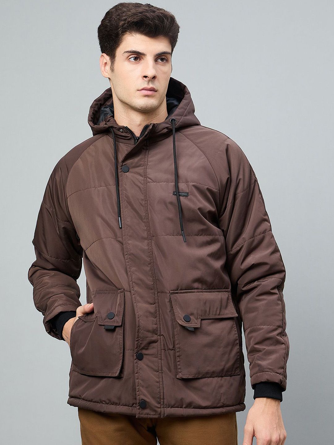 Duke Chester Men Full Sleeve Puffer Jacket
