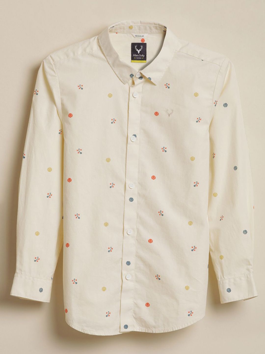 Allen Solly Junior Allen Solly Junior Boys Conversational Printed Cotton Shirts