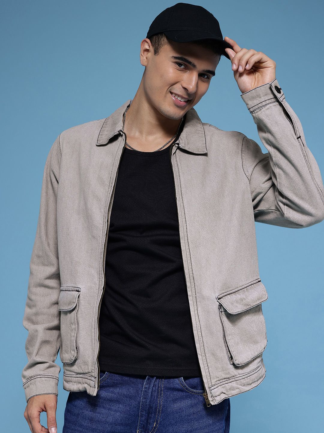 HERE&NOW Pure Cotton Denim Jacket