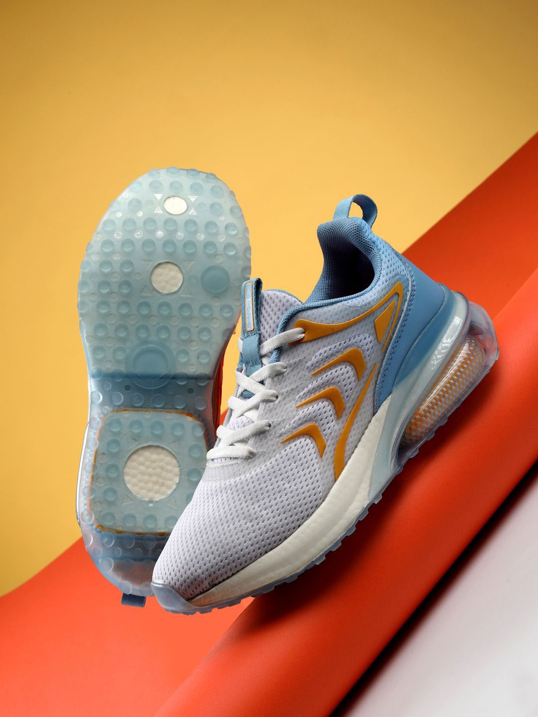 Action Men Mesh Lightweight Comfortable Running Non-Marking Shoes