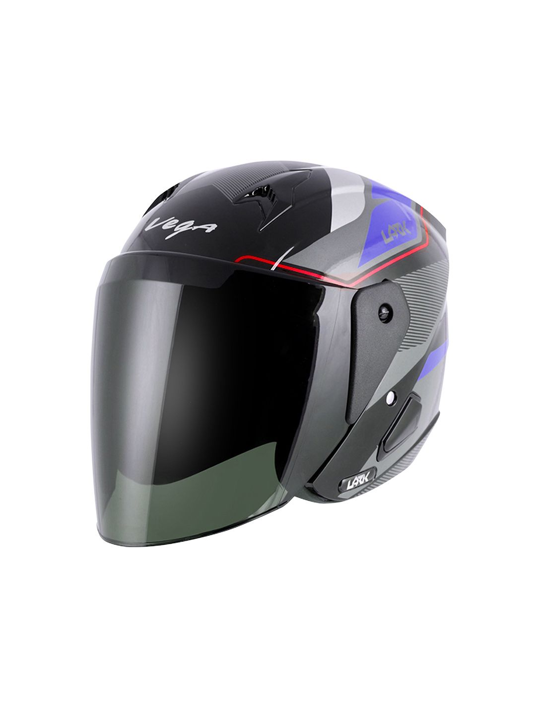 VEGA Unisex Lark Legend ISI Certified Lightweight Open Face Helmet