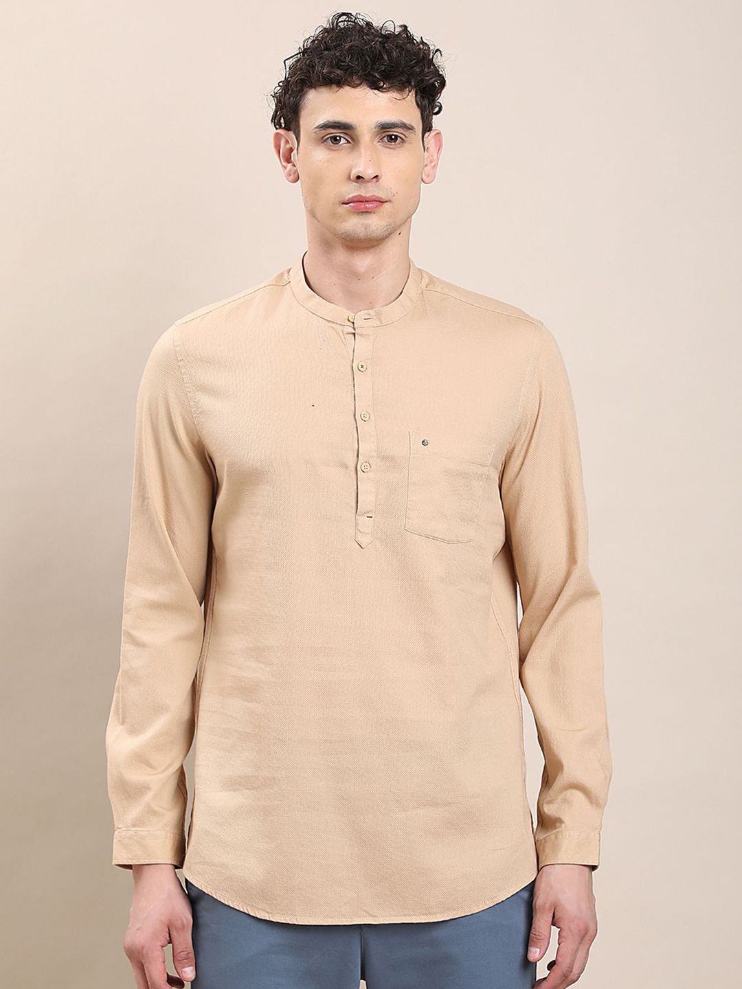 Turtle Relaxed Slim Fit Pure Cotton Kurta