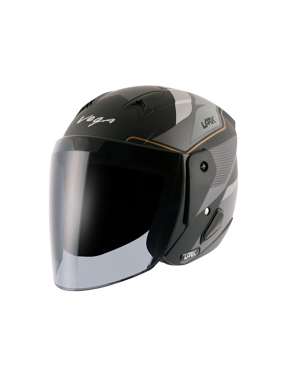 VEGA Unisex Lark Legend ISI Certified Lightweight Open Face Helmet