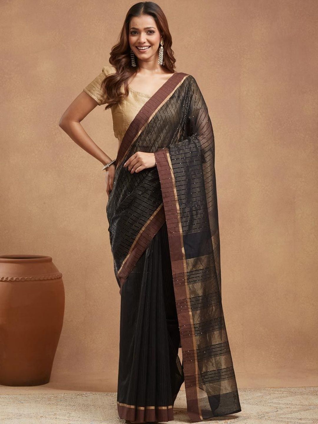 Fabindia Fabindia Woven Design Saree