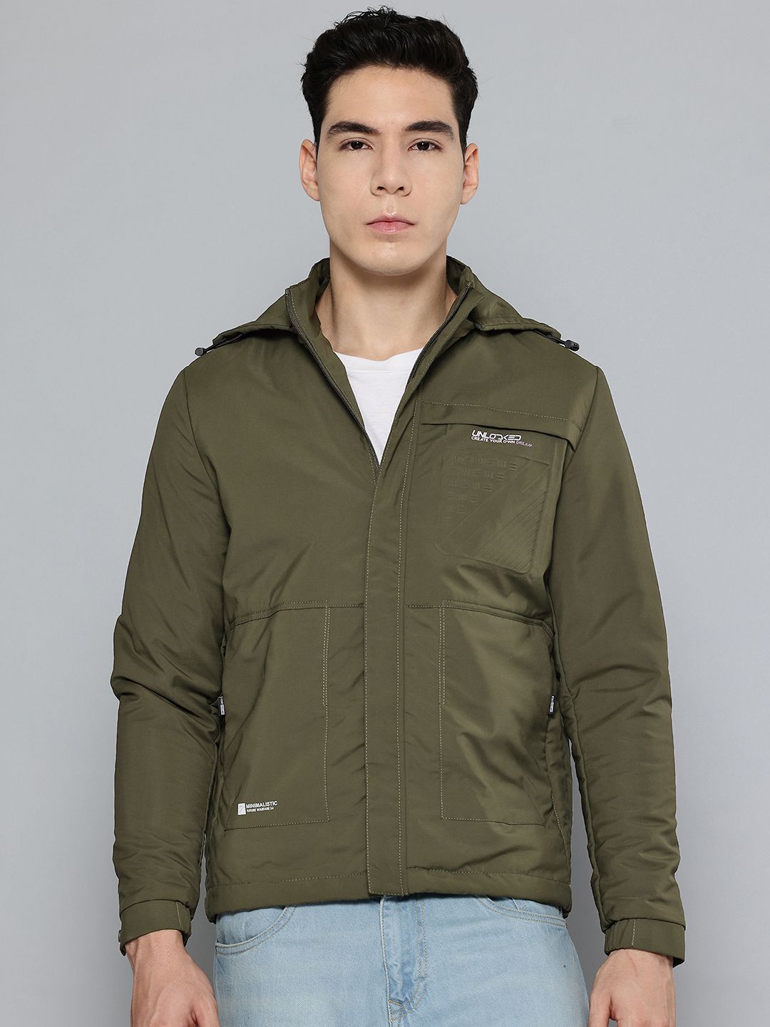 Fort Collins Solid Hooded Tailored Jacket