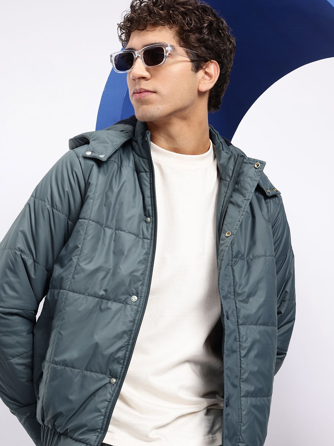 Aeropostale Hooded Quilted Jacket