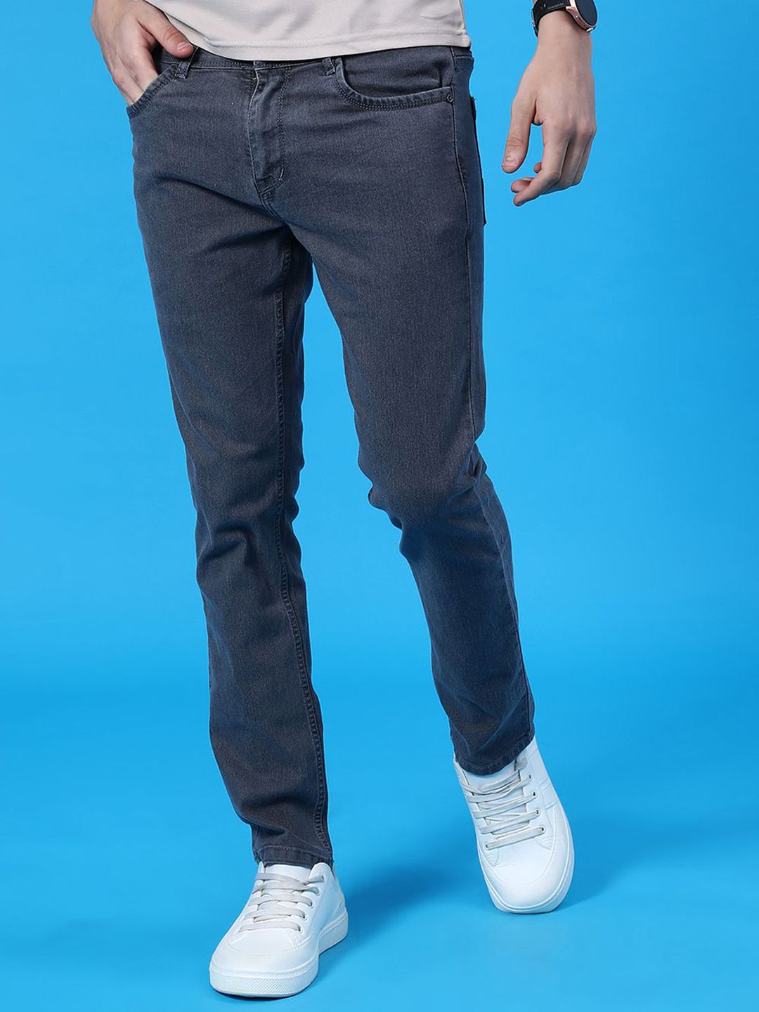 V-Mart Men Slim Fit Mid Rise Stretchable Jeans
