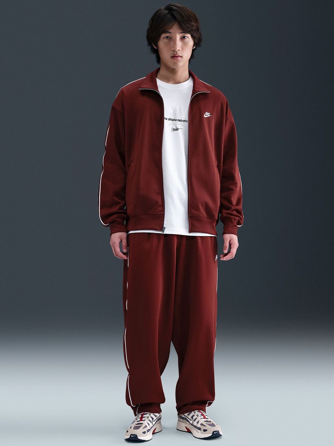 Nike Men Sportswear Club Men Oversized Knit Tracksuit Jacket