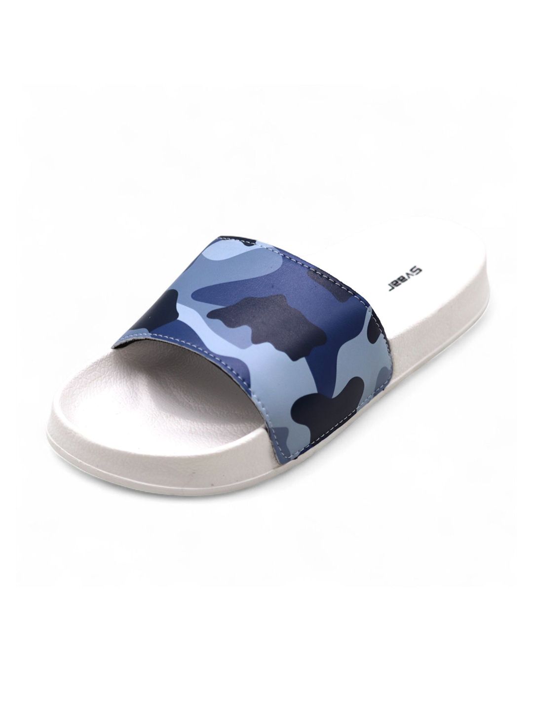 Svaar Men Camouflage Printed EVA Slides with Cushioned Footbed