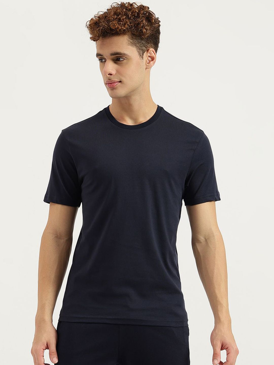 United Colors of Benetton Round Neck Regular Sleeves Relaxed Fit T-shirt