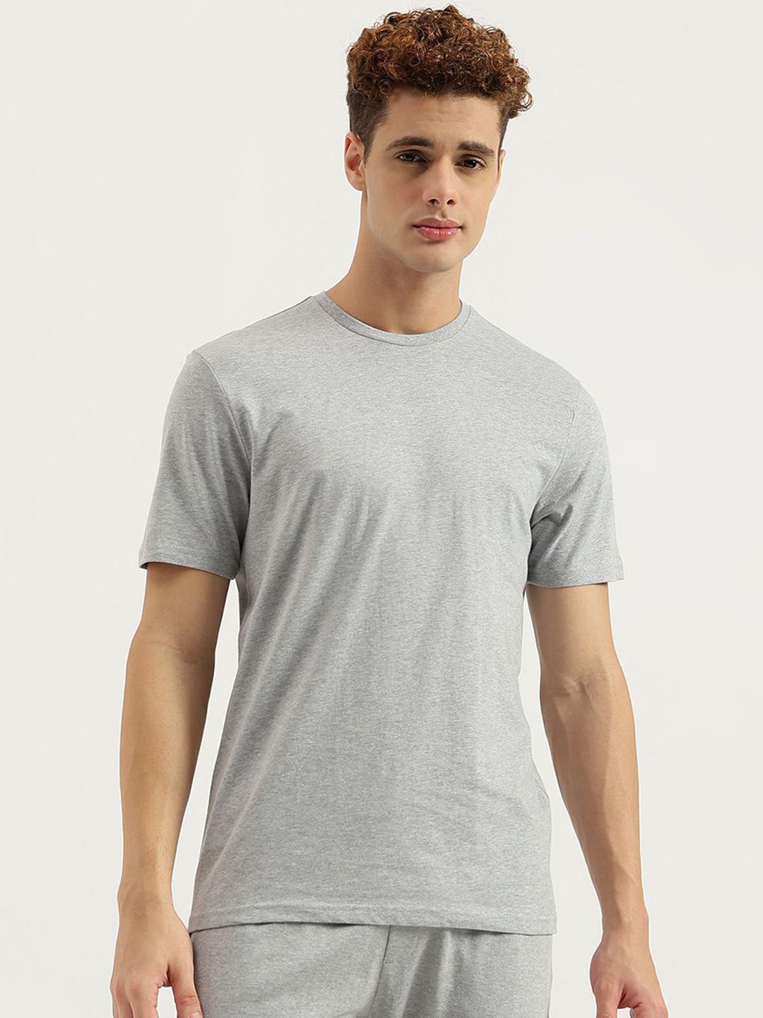 United Colors of Benetton Round Neck Regular Sleeves Relaxed Fit T-shirt