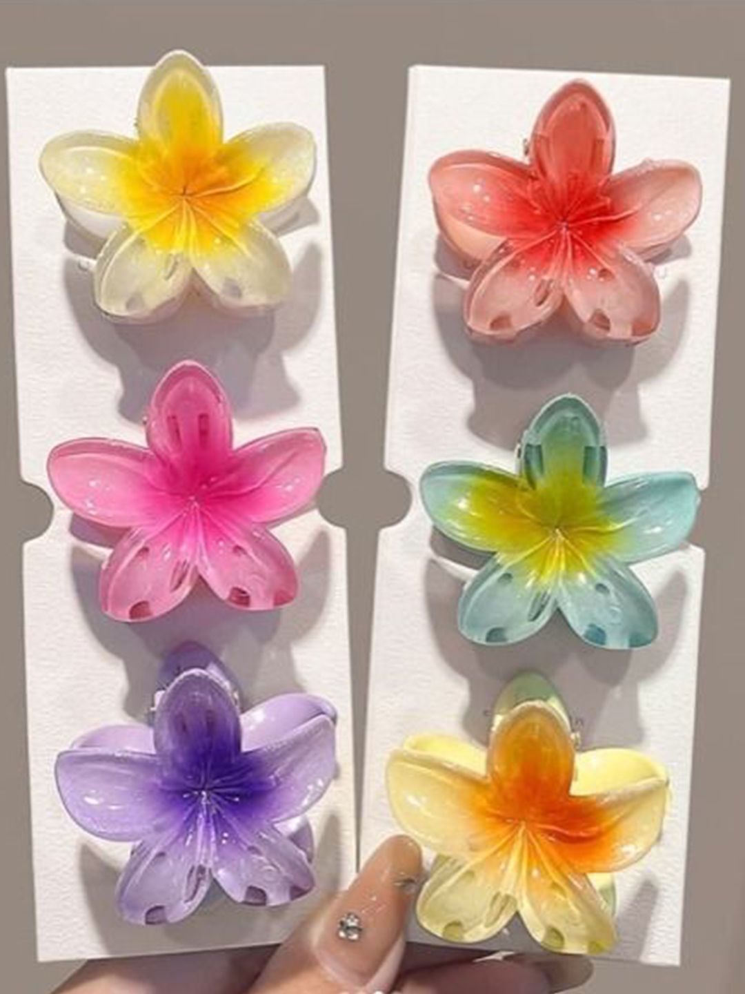 【MARNO】Jules hair clip Buy SCORPIUS Women Set of 6 Claw Clip - Hair Accessory for Women